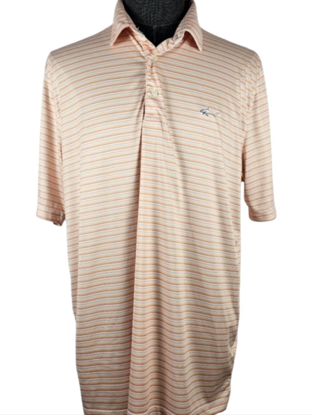 Greg Norman Orange Men's Golf Polo Size XXL